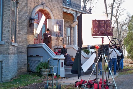 Filming of Murdoch Mysteries at Glanmore